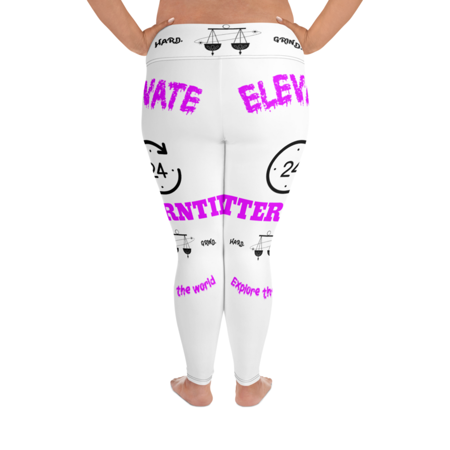 Elevate 24 Plus Size Leggings - Premium Comfort & Style