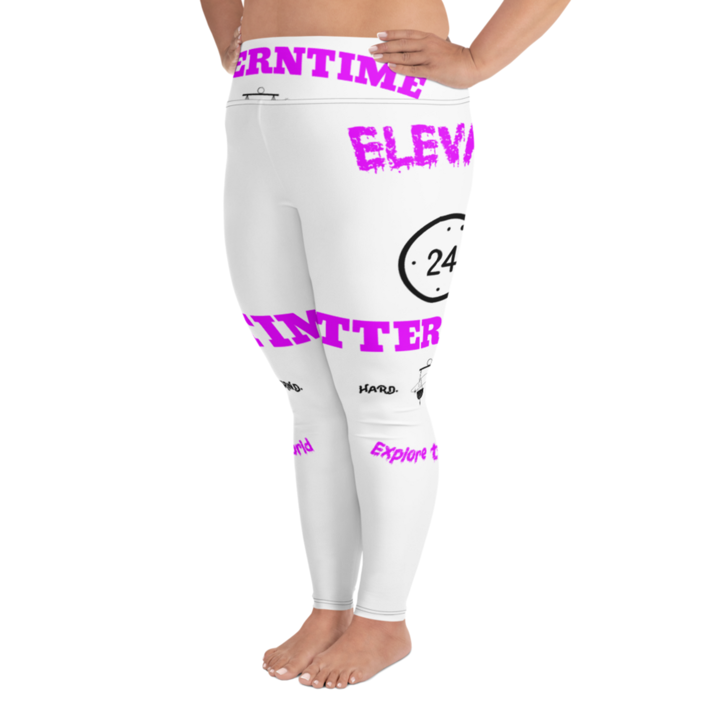 Elevate 24 Plus Size Leggings - Premium Comfort & Style