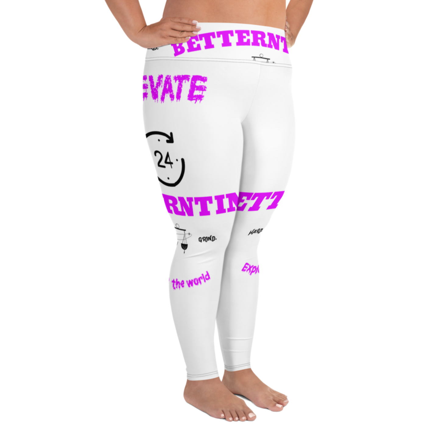 Elevate 24 Plus Size Leggings - Premium Comfort & Style