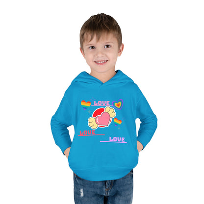 Love, love Toddler Pullover Fleece Hoodie