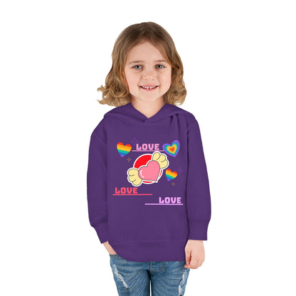Love, love Toddler Pullover Fleece Hoodie