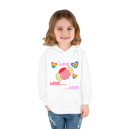 Love, love Toddler Pullover Fleece Hoodie