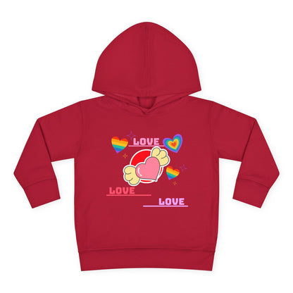 Love, love Toddler Pullover Fleece Hoodie