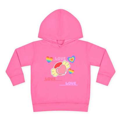 Love, love Toddler Pullover Fleece Hoodie